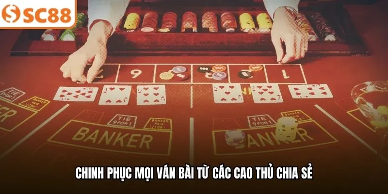Chinh phục mọi ván bài từ các cao thủ chia sẻ
