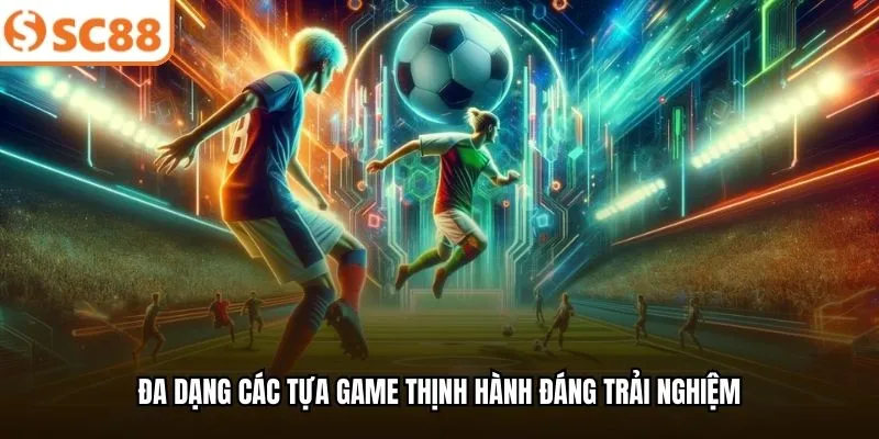 Đa dạng các tựa game thịnh hành đáng trải nghiệm