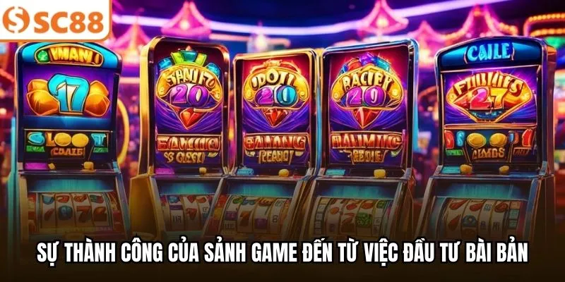 Sự thành công của sảnh game đến từ việc đầu tư bài bản